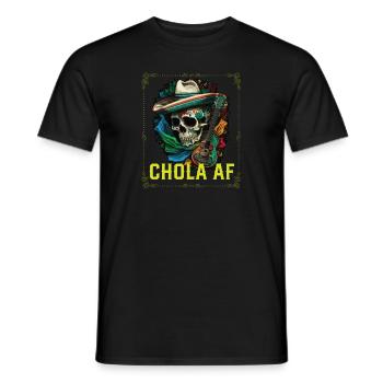 Chola AF Mexican American Pride Amérique latine - T-shirt homme - noir - Devant - AI Model Male 178 light (178cm)