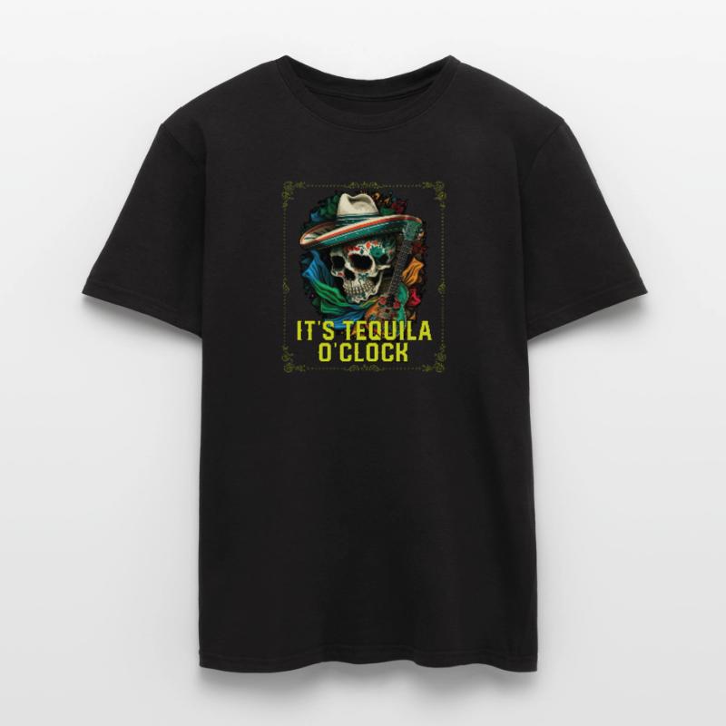 It's Tequila Oclock Alcoholic Tequila Drinker Men's T-Shirt