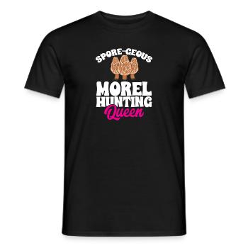 Cueillette de champignons Cueillette de champignons Cueillette de champignons - T-shirt homme - noir - Devant - AI Model Male 178 light (178cm)