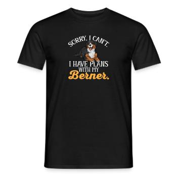 Bouvier bernois - T-shirt homme - noir - Devant - AI Model Male 178 light (178cm)