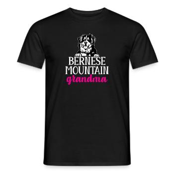 Bernese Mountain Dog - Men's T-Shirt - black - Front - AI Model Male 178 light (178cm)