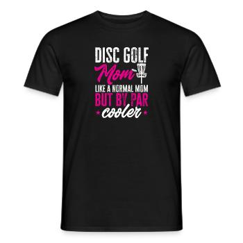 Discgolf Disc Golf Frisbee - Männer T-Shirt - Schwarz - Vorne - AI Model Male 178 light (178cm)