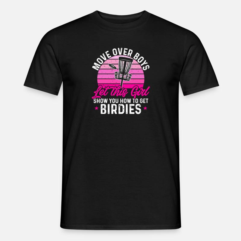 Discgolf Disc Golf Frisbee - Männer T-Shirt - Schwarz