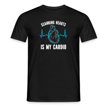 Kardiologie Krankenschwester Kardiologe - Männer T-Shirt - Schwarz - Vorne - AI Model Male 178 light (178cm)