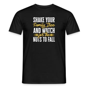 Généalogie Généalogie Généalogiste - T-shirt homme - noir - Devant - AI Model Male 178 light (178cm)