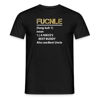 Funcle Definition - Men's T-Shirt - black - Front - AI Model Male 178 light (178cm)