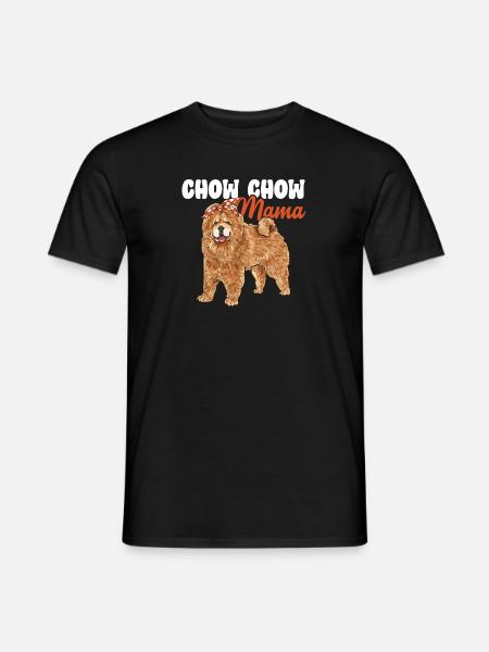 Chow Chow Hund - Männer T-Shirt - Schwarz