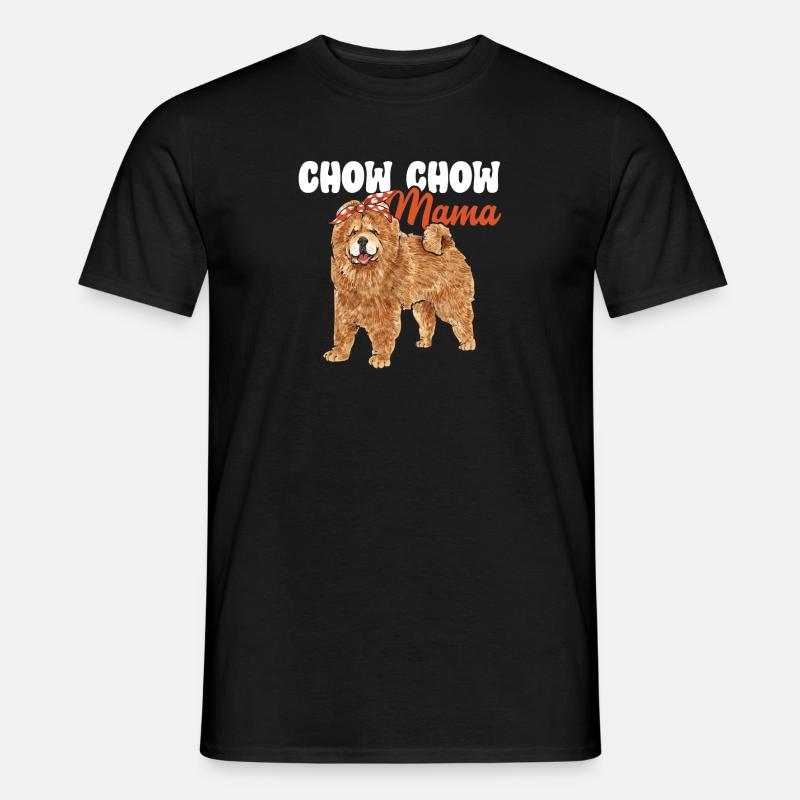 Chow Chow Hund - Männer T-Shirt - Schwarz