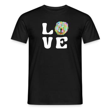 Chow Chow Hund - Männer T-Shirt - Schwarz - Vorne - AI Model Male 178 light (178cm)