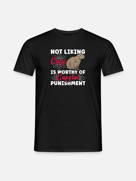 Capybara rodent - Men's T-Shirt - black