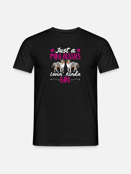 Miniature Australian Shepherd - Men's T-Shirt - black
