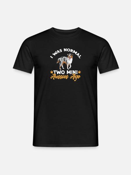 Miniature Australian Shepherd - Men's T-Shirt - black