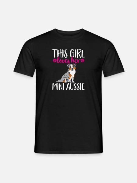 Miniature Australian Shepherd - Men's T-Shirt - black