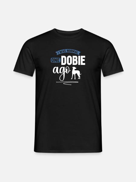 Doberman Pinscher Dog Dobie - Men's T-Shirt - black
