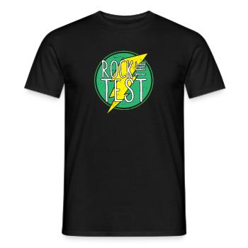 Rock the Test Funny Test Day Student Teacher - Men's T-Shirt - black - Front - AI Model Male 178 light (178cm)