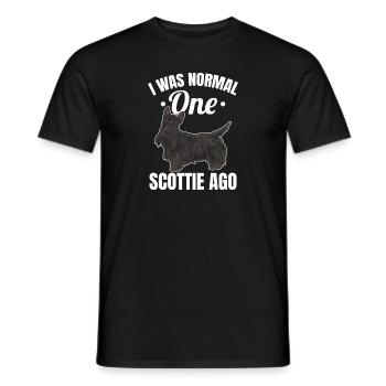 Scottish Terrier Scottie Hund - Männer T-Shirt - Schwarz - Vorne - AI Model Male 178 light (178cm)