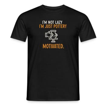 Töpferei Töpfern Töpfer Künstler Lehm - Männer T-Shirt - Schwarz - Vorne - AI Model Male 178 light (178cm)