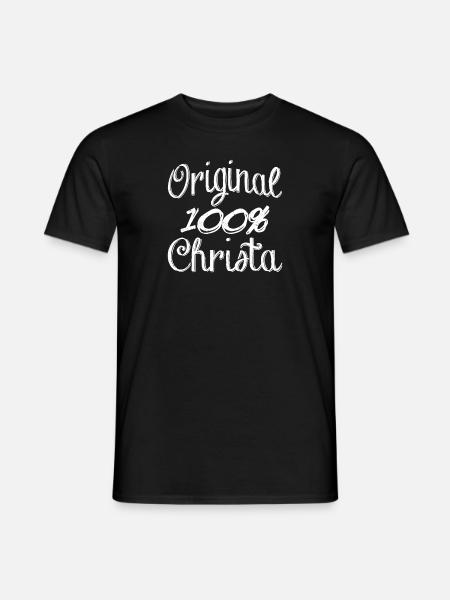 Original 100% Christa - T-shirt homme - noir