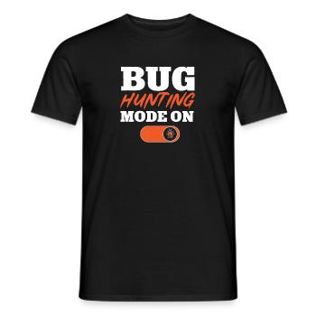 Collectionneur d’insectes Insectes, Amateur de coléoptères, Entomologiste - T-shirt homme - noir - Devant - AI Model Male 178 light (178cm)