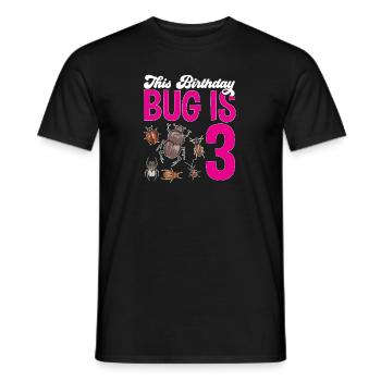 Insect collectors, insects, beetle lovers, entomologists - Men's T-Shirt - black - Front - AI Model Male 178 light (178cm)