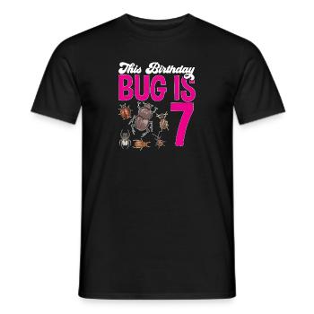 Insect collectors, insects, beetle lovers, entomologists - Men's T-Shirt - black - Front - AI Model Male 178 light (178cm)
