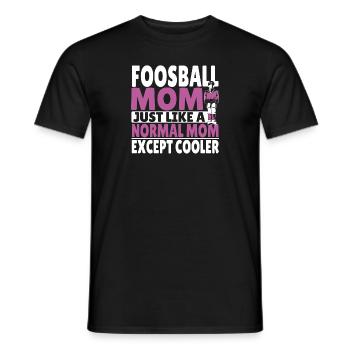 Joueur de baby-foot Maman Femmes Baby-foot Mère - T-shirt homme - noir - Devant - AI Model Male 178 light (178cm)