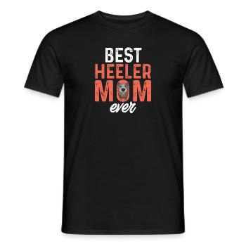 Australian Cattle Dog Red Blue Heeler - Männer T-Shirt - Schwarz - Vorne - AI Model Male 178 light (178cm)