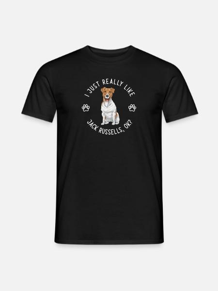 Jack Russell Terrier - Men's T-Shirt - black