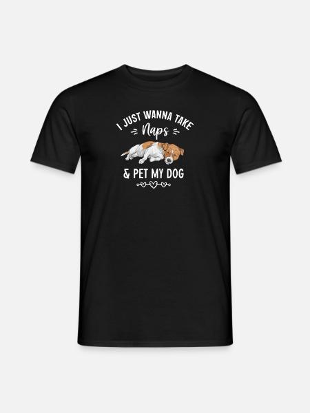 Jack Russell Terrier - Men's T-Shirt - black