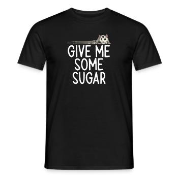 Short-headed glider Sugar Glider - Men's T-Shirt - black - Front - AI Model Male 178 light (178cm)