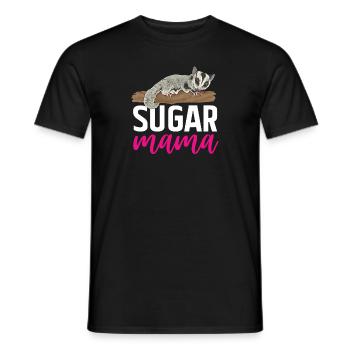 Short-headed glider Sugar Glider - Men's T-Shirt - black - Front - AI Model Male 178 light (178cm)