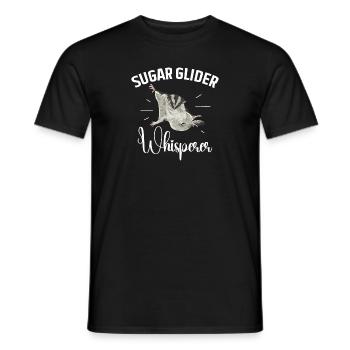 Short-headed glider Sugar Glider - Men's T-Shirt - black - Front - AI Model Male 178 light (178cm)
