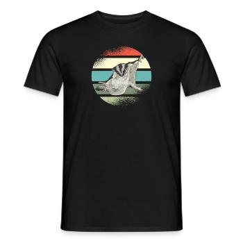 Short-headed glider Sugar Glider - Men's T-Shirt - black - Front - AI Model Male 178 light (178cm)