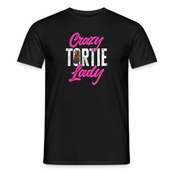 Schildpatt Katze Tortoiseshell Cat Tortie - Männer T-Shirt - Schwarz - Vorne - AI Model Male 178 light (178cm)