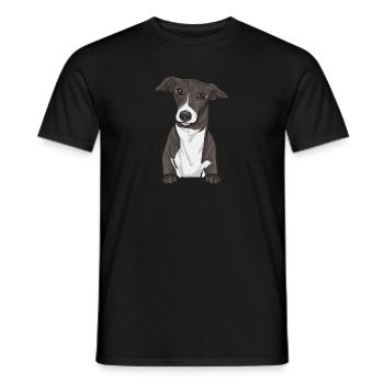 Italienischer Windspiel Windhund Hunde - Männer T-Shirt - Schwarz - Vorne - AI Model Male 178 light (178cm)