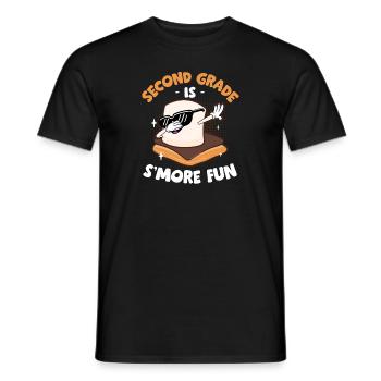 Camper Dabbing Marshmallow Kids Second Grade Is Sm - Männer T-Shirt - Schwarz - Vorne - AI Model Male 178 light (178cm)