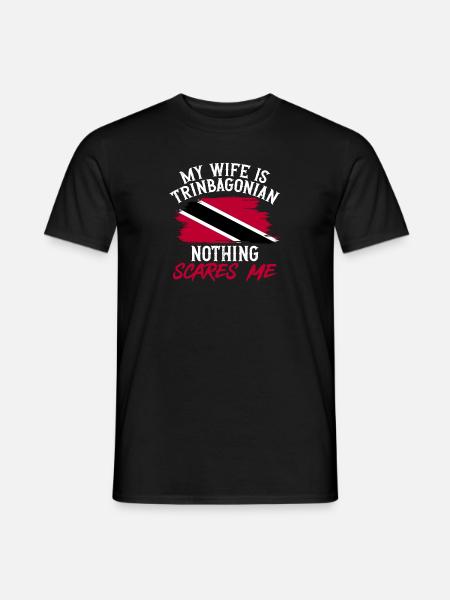 Drapeau de Trinité-et-Tobago - T-shirt homme - noir