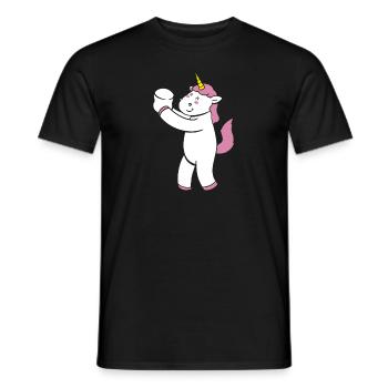 Smore Unicorn Kids Marshmallow Camping Camper - Men's T-Shirt - black - Front - AI Model Male 178 light (178cm)