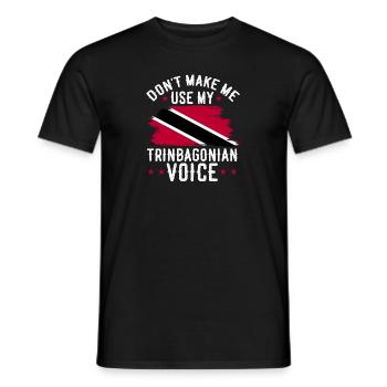 Drapeau de Trinité-et-Tobago - T-shirt homme - noir - Devant - AI Model Male 178 light (178cm)