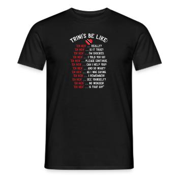 Drapeau de Trinité-et-Tobago - T-shirt homme - noir - Devant - AI Model Male 178 light (178cm)