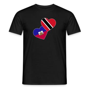 Drapeau de Trinité-et-Tobago - T-shirt homme - noir - Devant - AI Model Male 178 light (178cm)