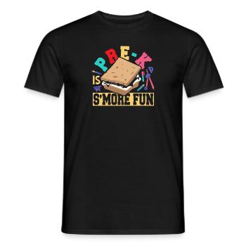 Campfire Kids Pre K est Smore Fun Camping Marshmall - T-shirt homme - noir - Devant - AI Model Male 178 light (178cm)