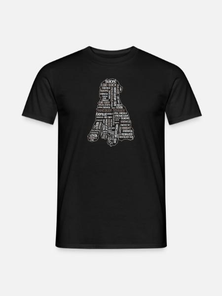 Terrier irlandais à enrobage doux - T-shirt homme - noir