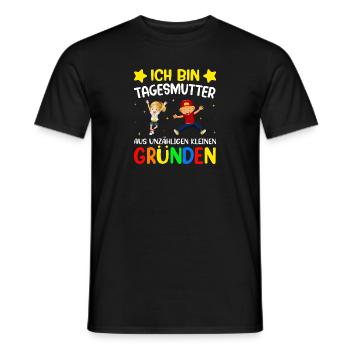 Tagesmutter Abschied - Männer T-Shirt - Schwarz - Vorne - AI Model Male 178 light (178cm)