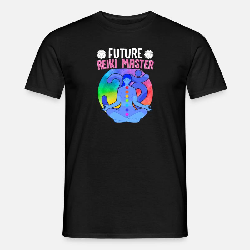 Future Reiki Master Japan Heilkunst - Männer T-Shirt - Schwarz