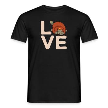 Platypus Schnabeltier - Männer T-Shirt - Schwarz - Vorne - AI Model Male 178 light (178cm)