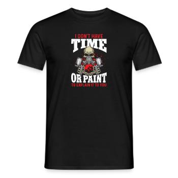 Body Painter Car Painter Painter - T-shirt homme - noir - Devant - AI Model Male 178 light (178cm)