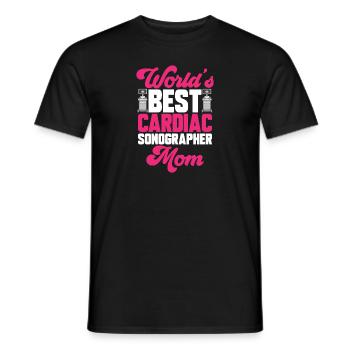 Kardiologe Medizinische Sonographie Ultraschall - Männer T-Shirt - Schwarz - Vorne - AI Model Male 178 light (178cm)