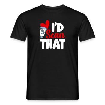 Kardiologe Medizinische Sonographie Ultraschall - Männer T-Shirt - Schwarz - Vorne - AI Model Male 178 light (178cm)