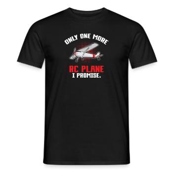 Ferngesteuertes Flugzeug Modellflugzeug - Männer T-Shirt - Schwarz - Vorne - AI Model Male 178 light (178cm)